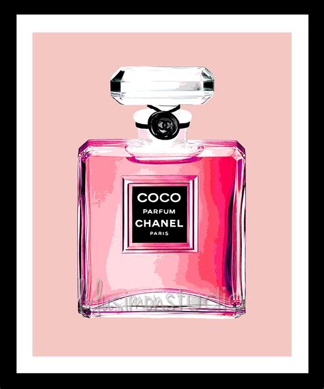 coco chanel perfume bottle prints|list of coco chanel perfumes.